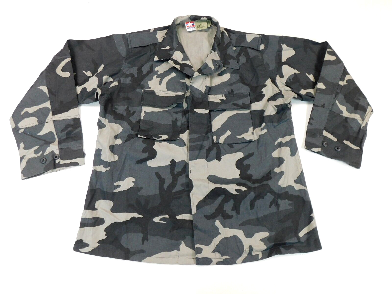 Propper Urban Camouflage Coat X-Large Long Uniform Combat BDU Black Grey Camo