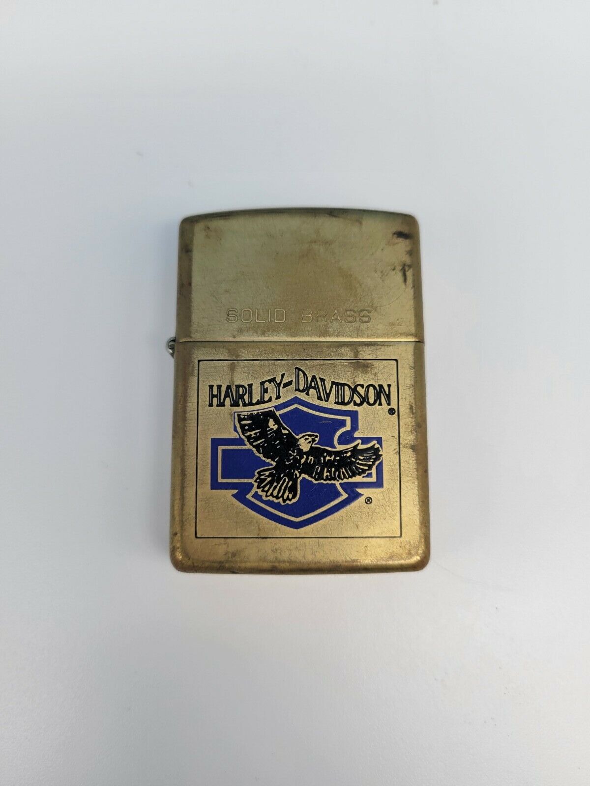 Vintage Harley Davidson Made IN USA Eagle Emblem Zippo Lighter 1932 / 1991