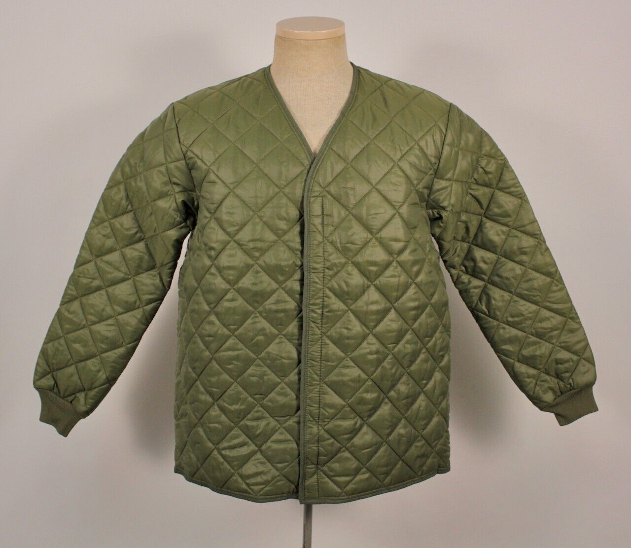 Men's VTG NOS 1980s 90s ABL Belgian Army Quilted Field Jacket Liner Sz M 3B 80s