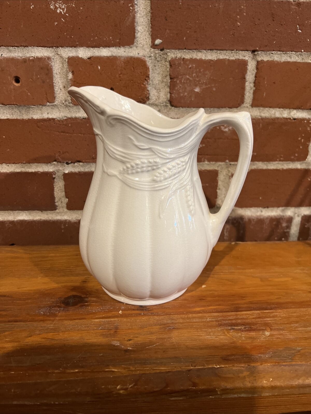 VINTAGE ROYAL CROWNFORD IRONSTONE  BY ARTHUR WOOD ENGLAND PITCHER