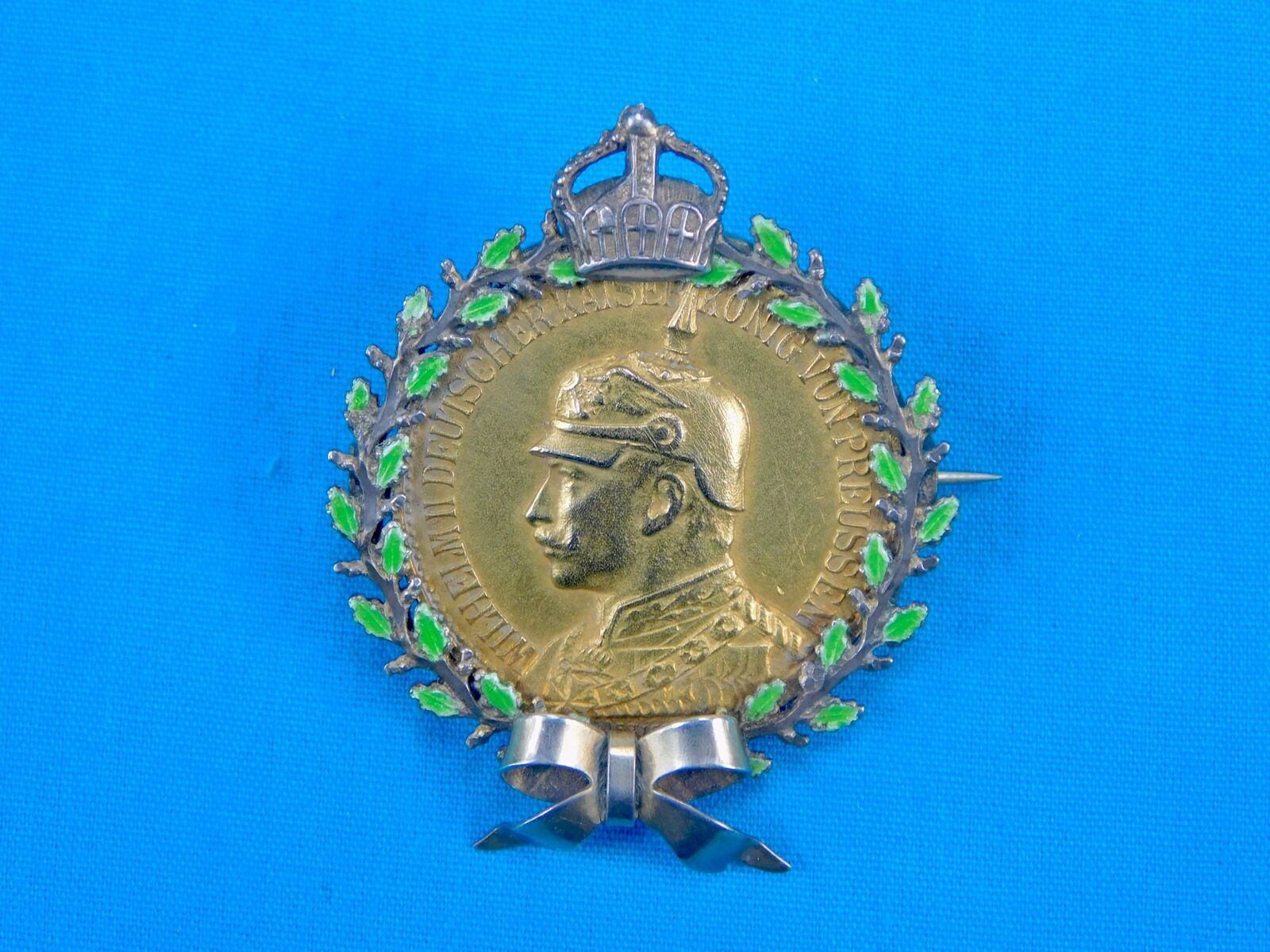 Antique 100 Ann. 1813 1913 1 Hanover Infantry Regiment Silver Medal Pin Badge