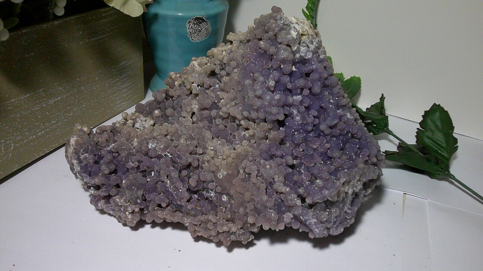 LARGE 5 POUND 9.6 ounce Natural Grape Agate/Chalcedony - Purple