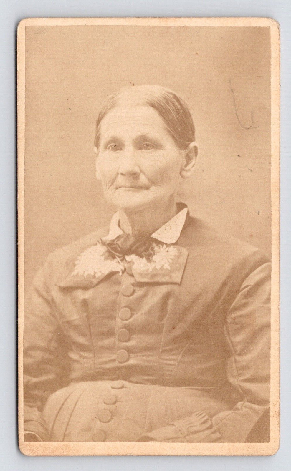 c1860s~Susan Ross Whittier~Canada ?~Antique Victorian Portrait Photo
