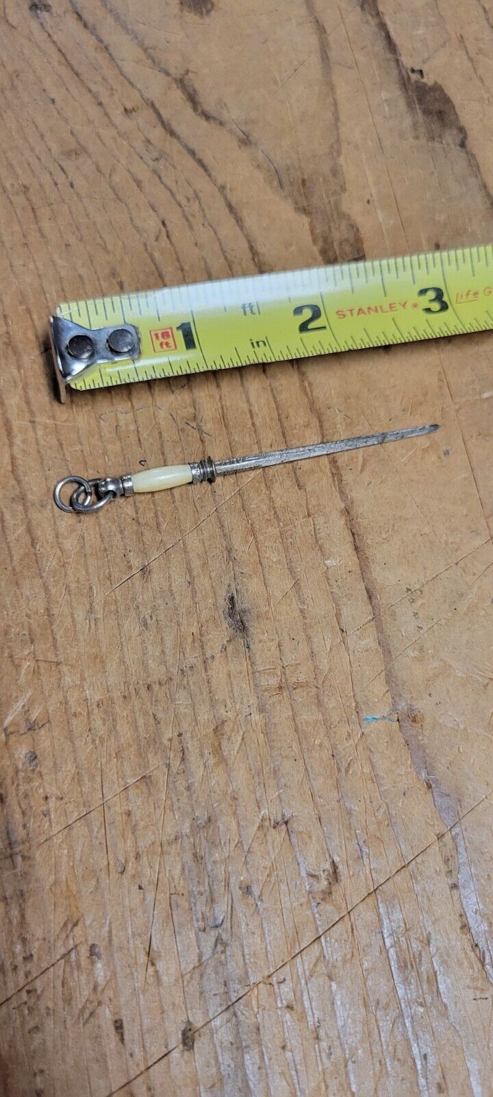 Rare Miniature Antique F DICK NY 3\'\' Advertising Salesman Sample Knife Sharpener