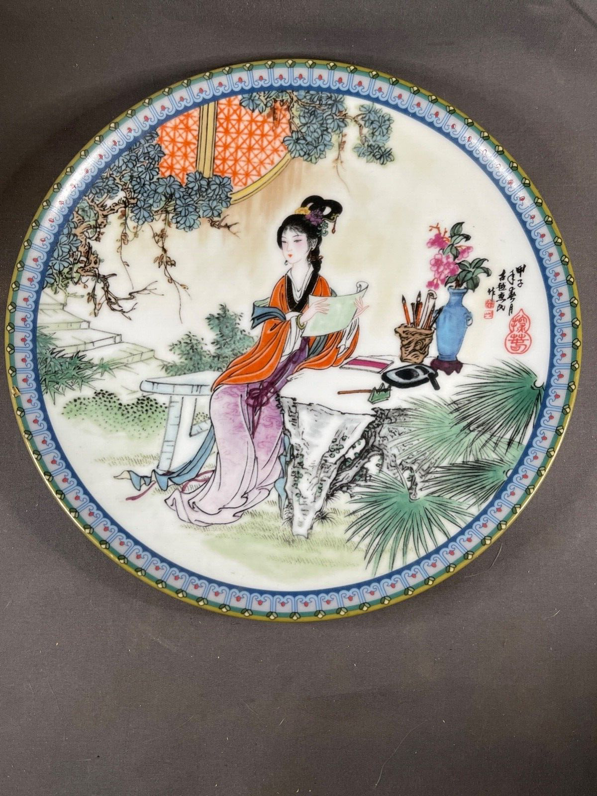 1989 imperial jingdezhen porcelain Beautiful  - 4173