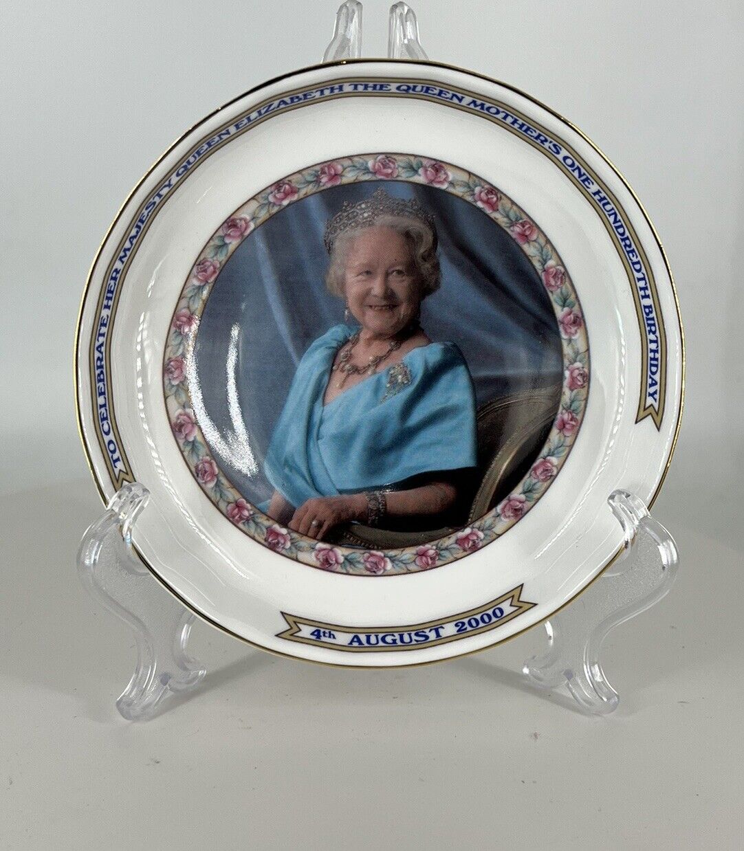 Queen Elizabeth 100th Birthday Plate by Aynsley