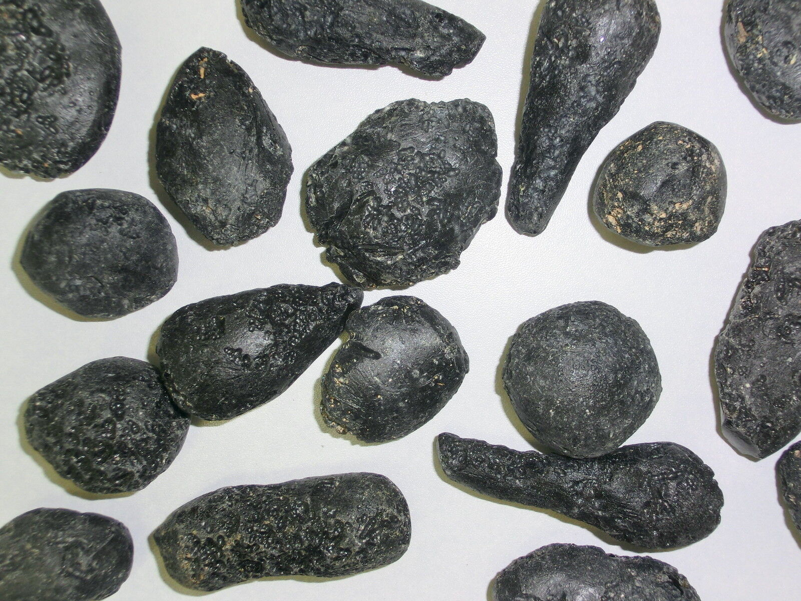 Black Indochinite Tektite Stone 15 to 50 gram Size Pieces 0.1 Kg Lot