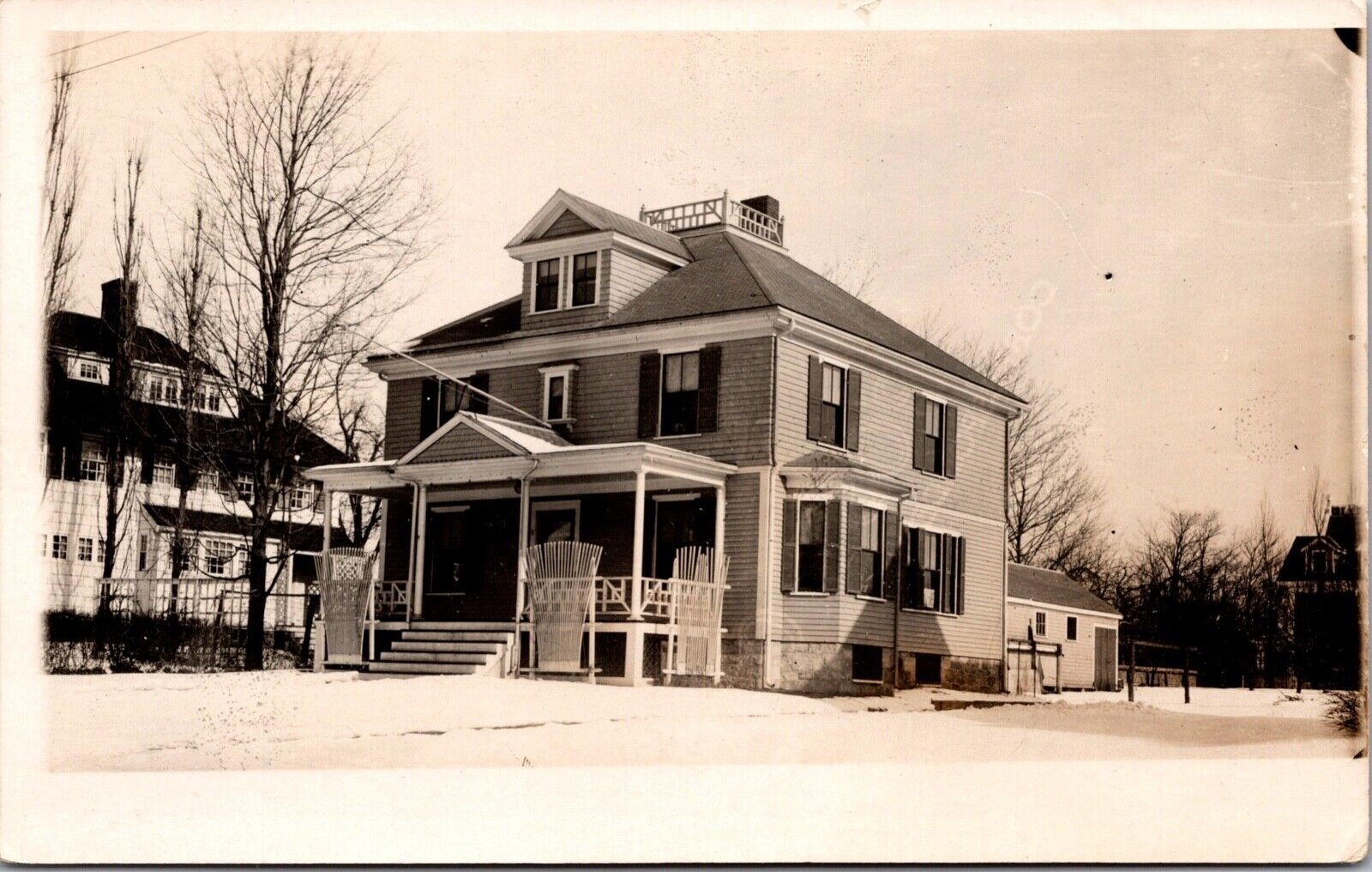 Real Photo Postcard Home on Pratt Street in Reading, Massachusetts~620