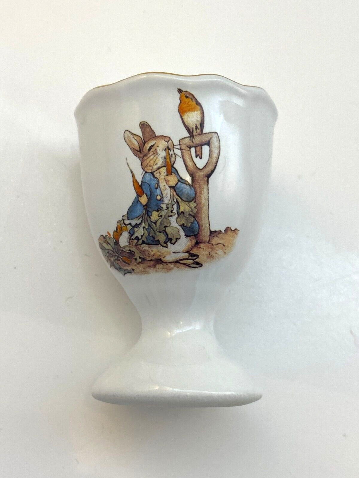 Peter Rabbit Egg Cup Reutter Porzellan Germany Beatrix Potter