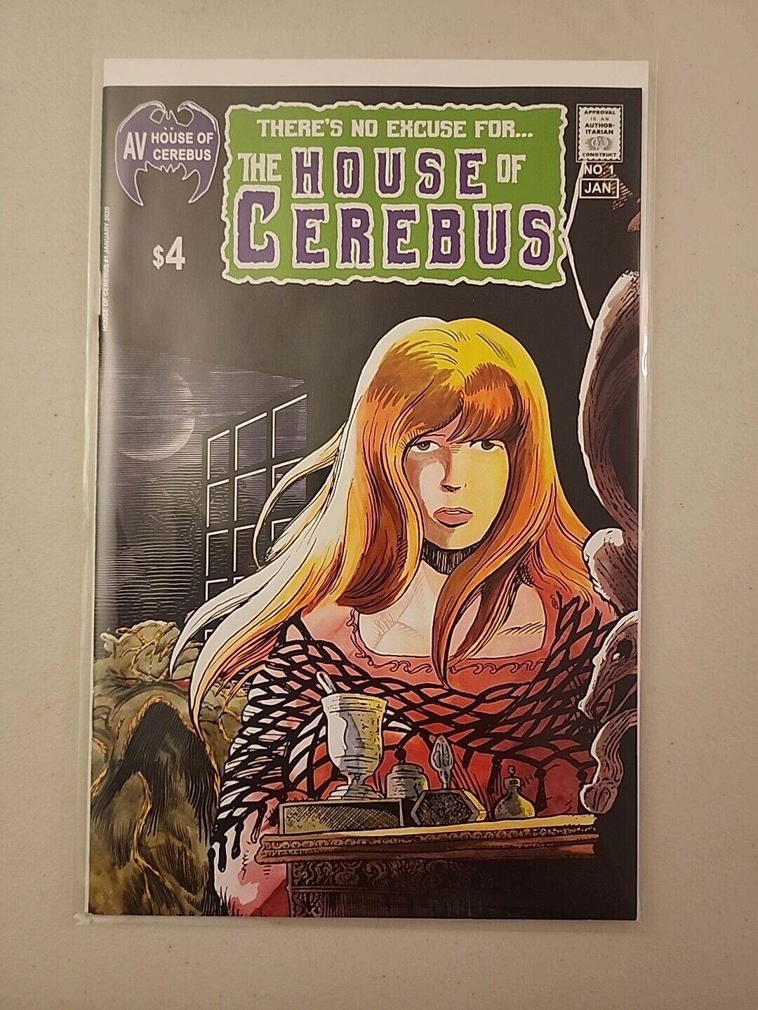THE HOUSE OF CEREBUS # 1 NM MATURE READERS  COMICS SWAMP THING  HOMAGE COVER 202