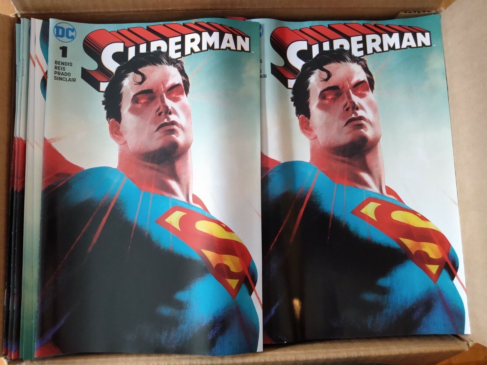 Factory Case of (170) Superman #1 : Forbidden Planet Variant DC 2018 Comic Books