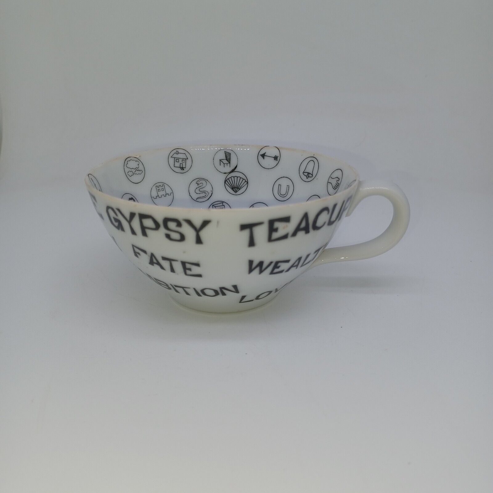 RARE 1959 THE GYPSY TEACUP By ORIGINALITY PLUS Tea-Leaf-Reading Cup 
