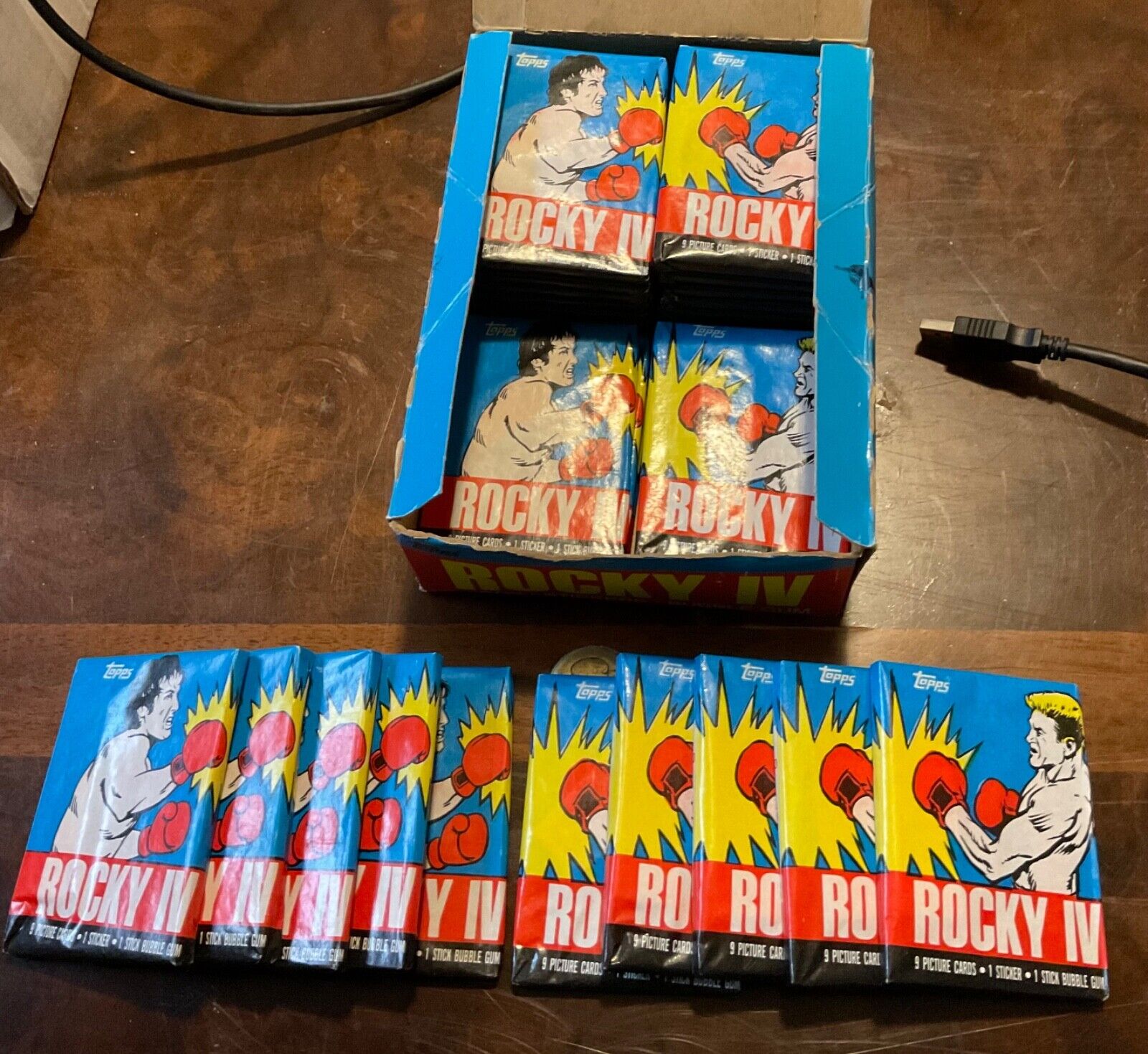 1985 Topps ROCKY IV Movie Trading Cards Sealed Pack