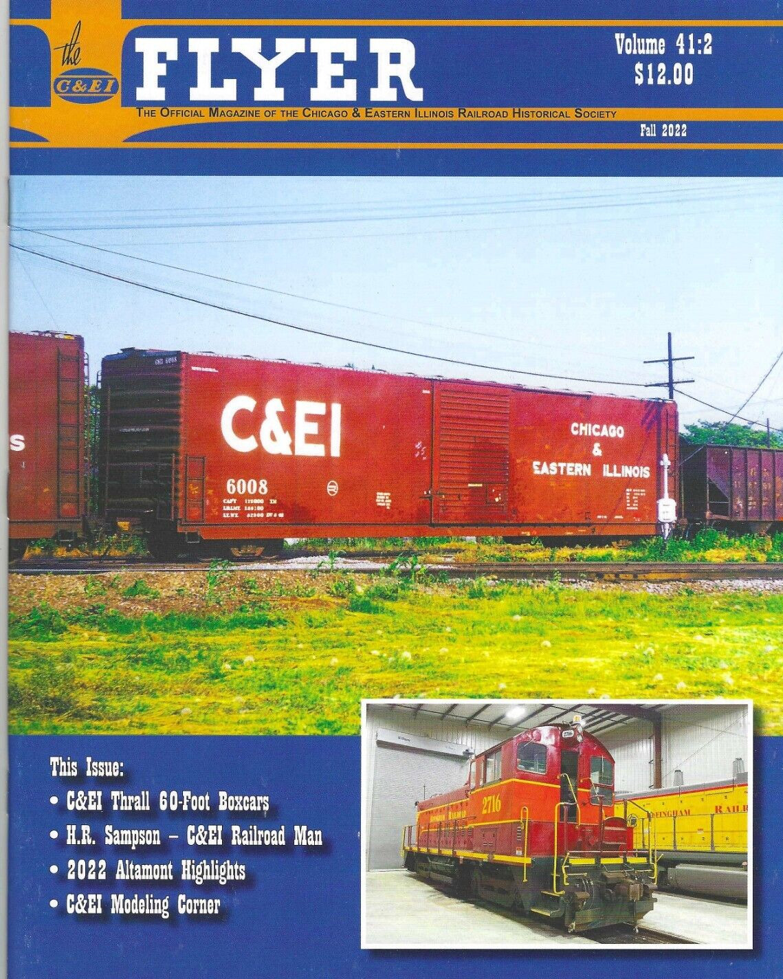 C&EI Flyer: Fall 2022, CHICAGO & EASTERN ILLINOIS - (Increased to 40 pages NEW)