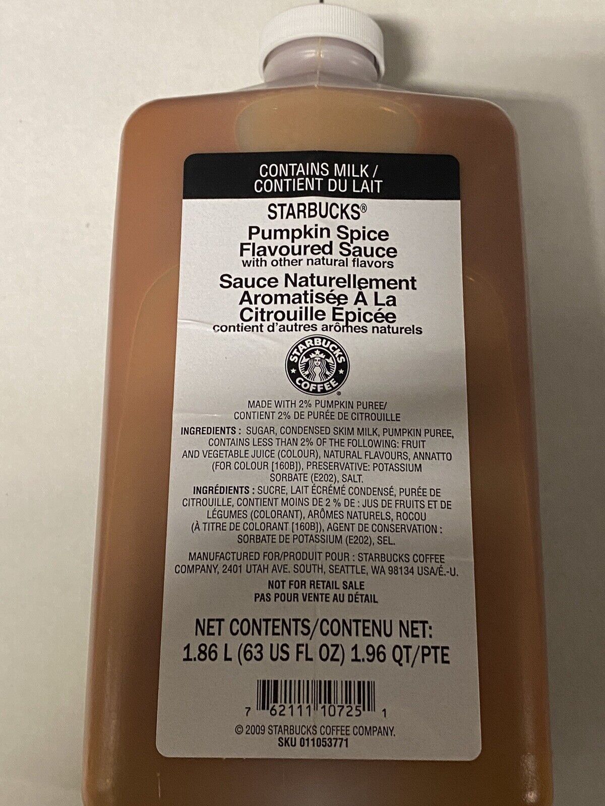 (NEW) Starbucks New pumpkin spice sauce. ￼Best Buy April 2023