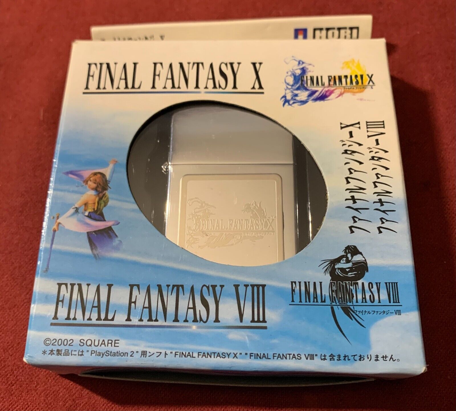 Final Fantasy X Zippo Lighter 2002 Square HORI FF10 Konami