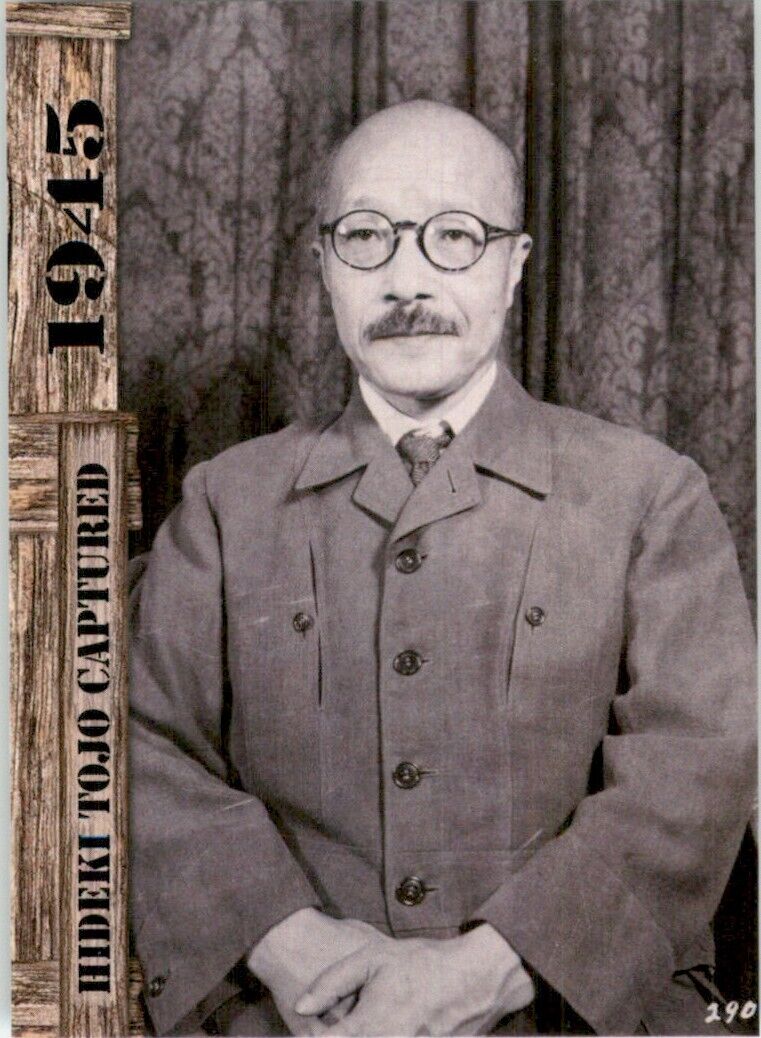 2021 Historic Autographs 1945 The End of the War Hideki Tojo Captured #96