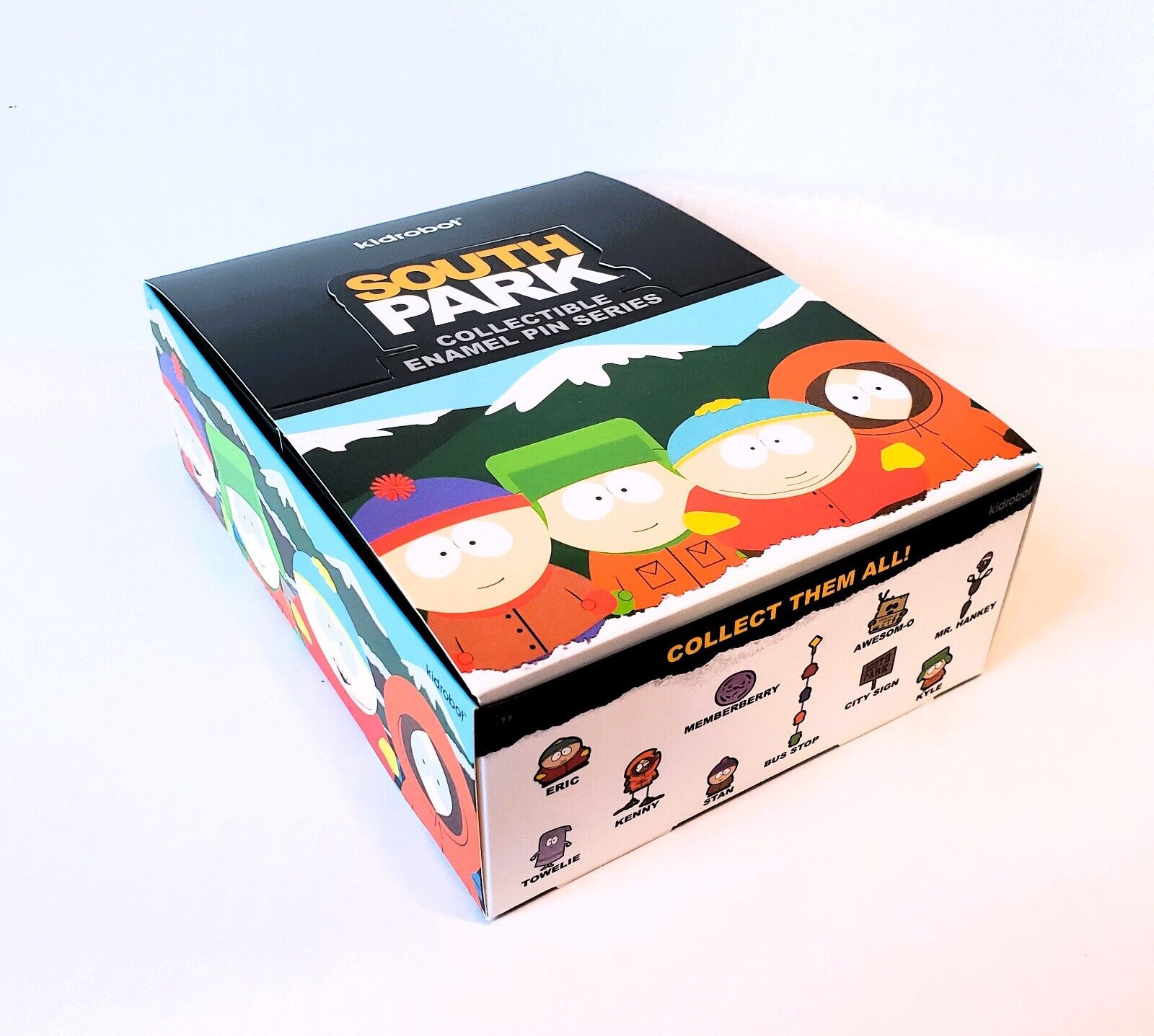 South Park Deluxe Enamel 20 Pins Display Box Tray by Kidrobot
