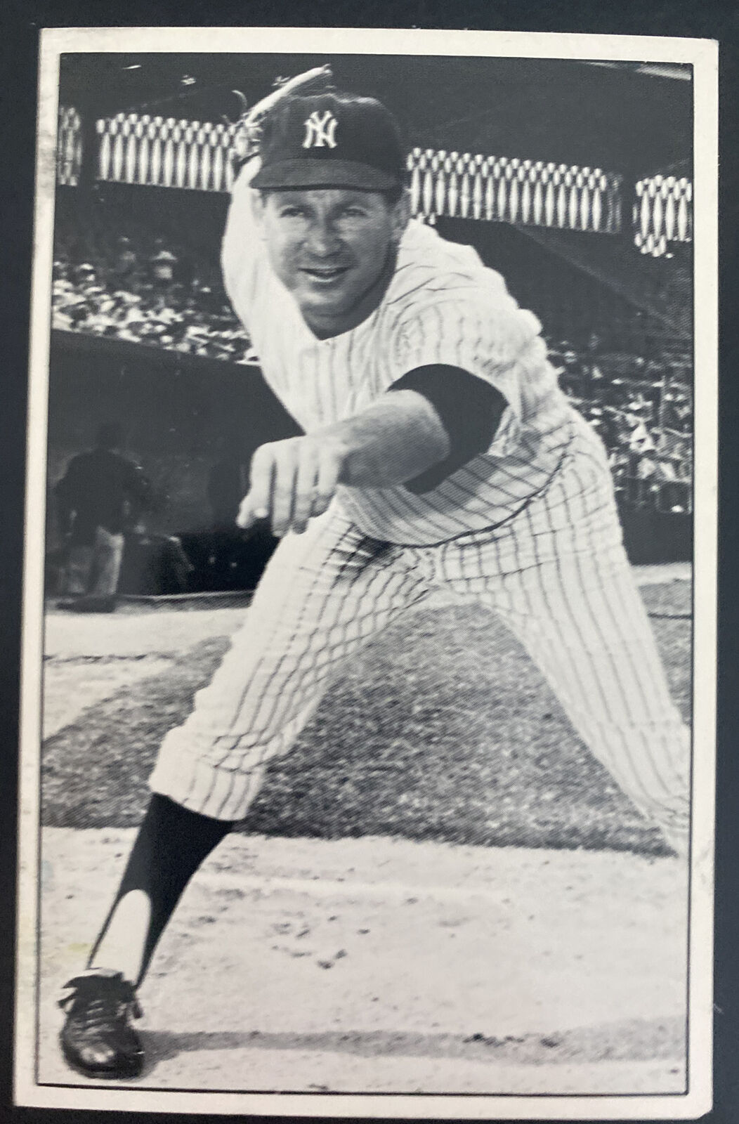 Mint USA Real Picture Postcard Baseball Ed Napoleon Player New York Yankees