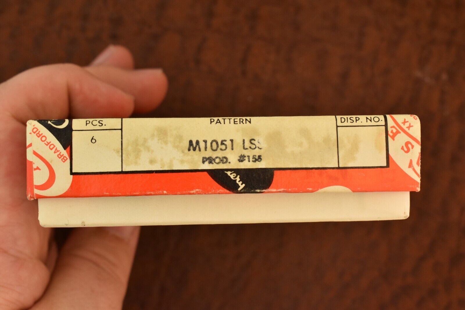 VINTAGE 1940-85 ORIGINAL CASE XX USA KNIFE PUMPKIN BOX M1051 LSS (6767)