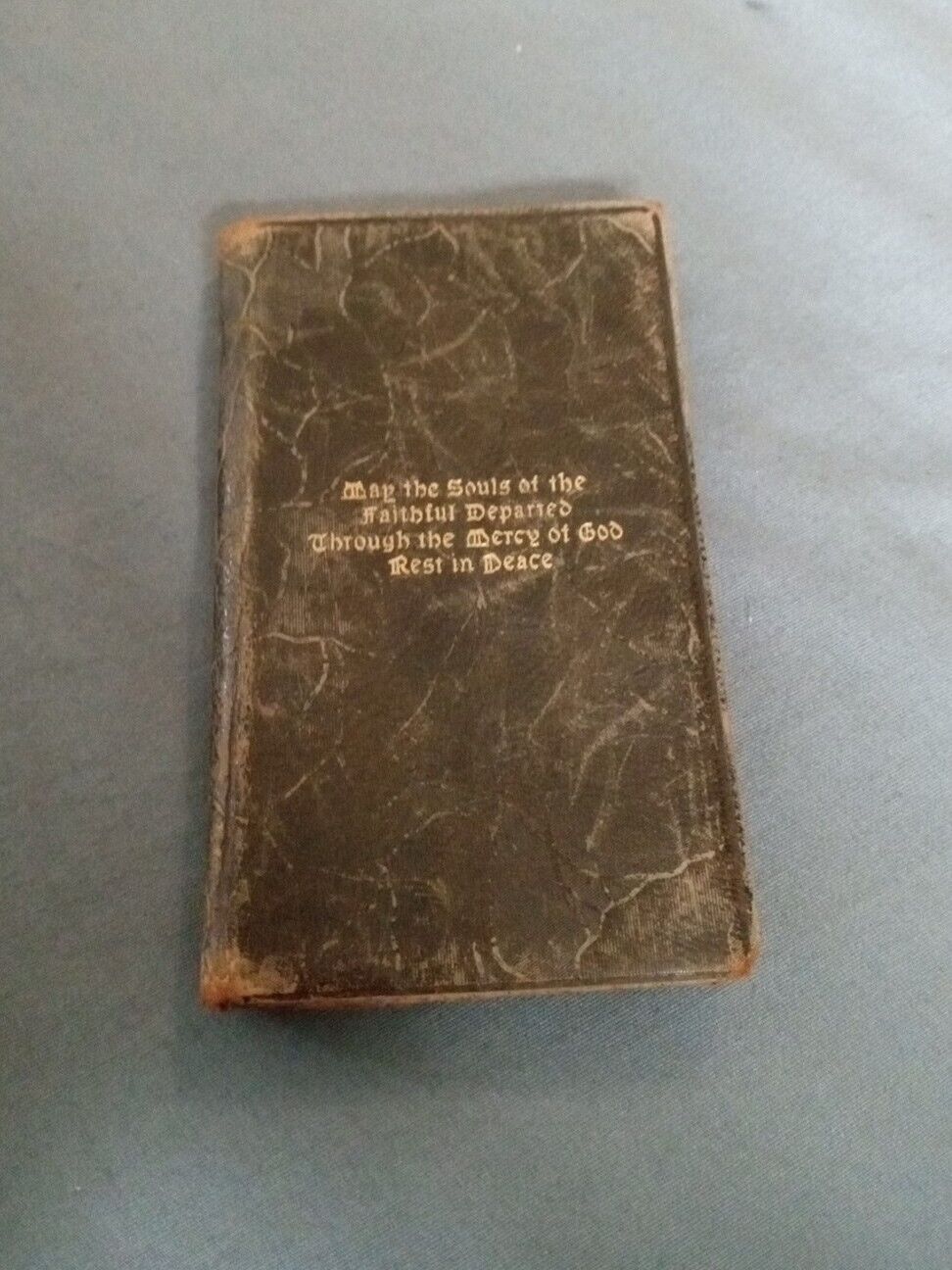Antique 1926 Cruver Mfg. Co. Catholic Communion, Mass, & Funeral Book 4\