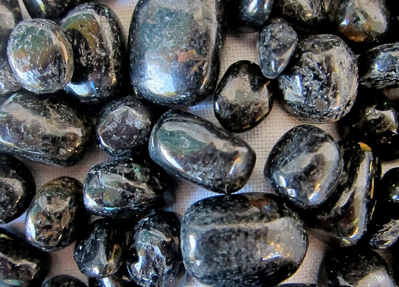 1X Coppernite Tumbled Stone 20-25mm Reiki Healing Crystal Past Life Akashic