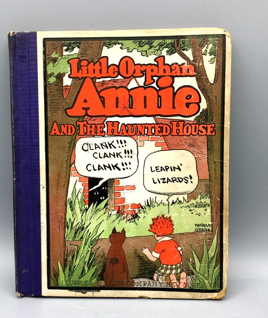 Vintage Little Orphan Annie And The Haunted House Book Cupples and Leon 1928