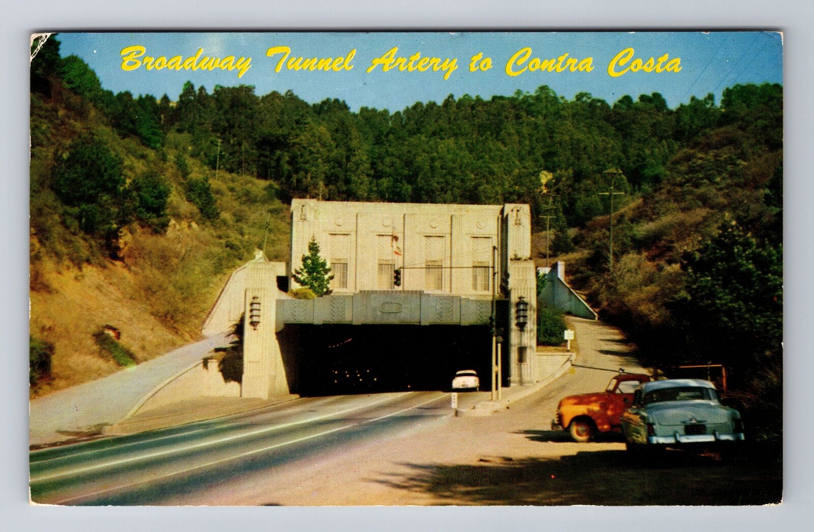 Contra Costa County CA-California, Low Level Tunnel, Vintage c1960 Postcard