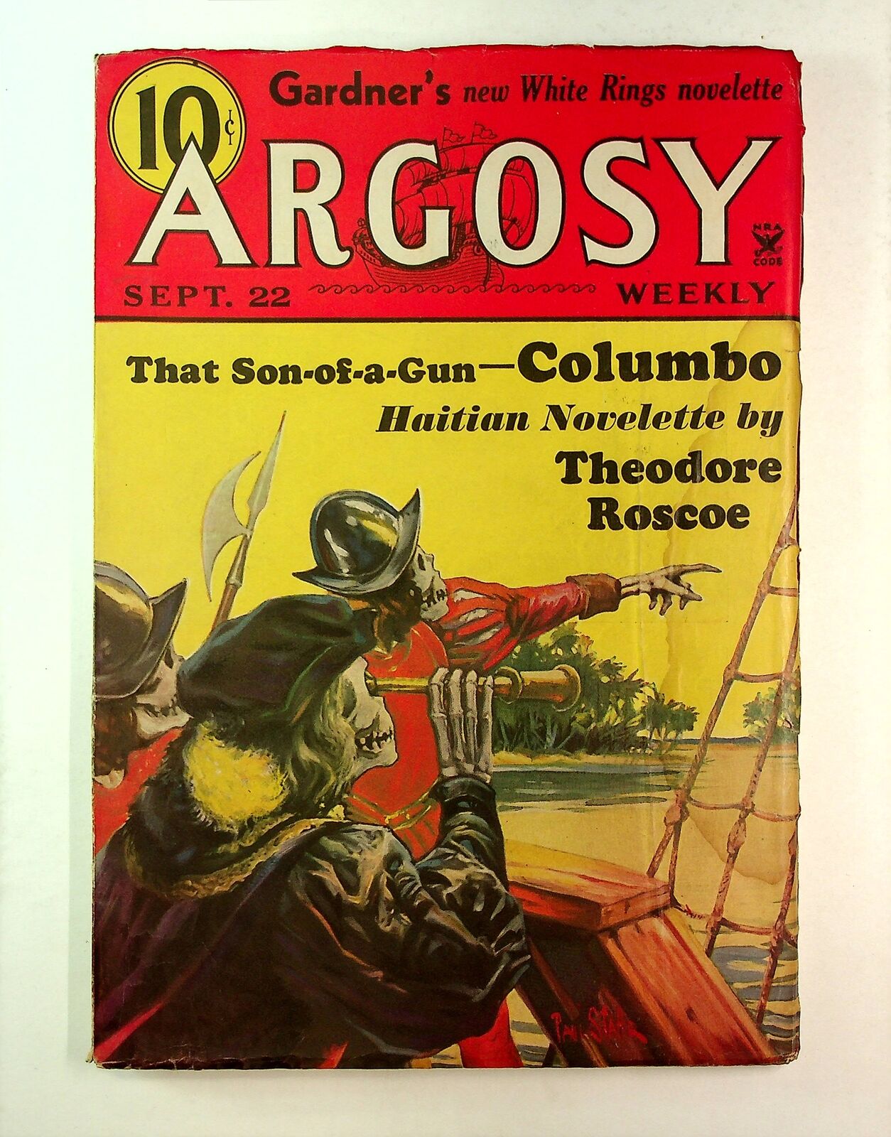 Argosy Part 4: Argosy Weekly Sep 22 1934 Vol. 250 #1 VG+ 4.5
