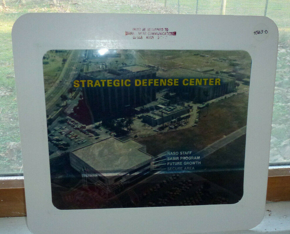 NASA Rockwell Strategic Defense Center Aerial View #2 Mounted Transparency 