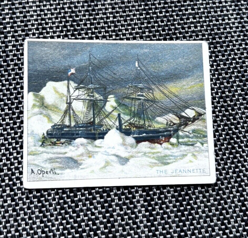 1910 Hassan Arctic Scenes Tobacco T30 The Jeannette US Navy