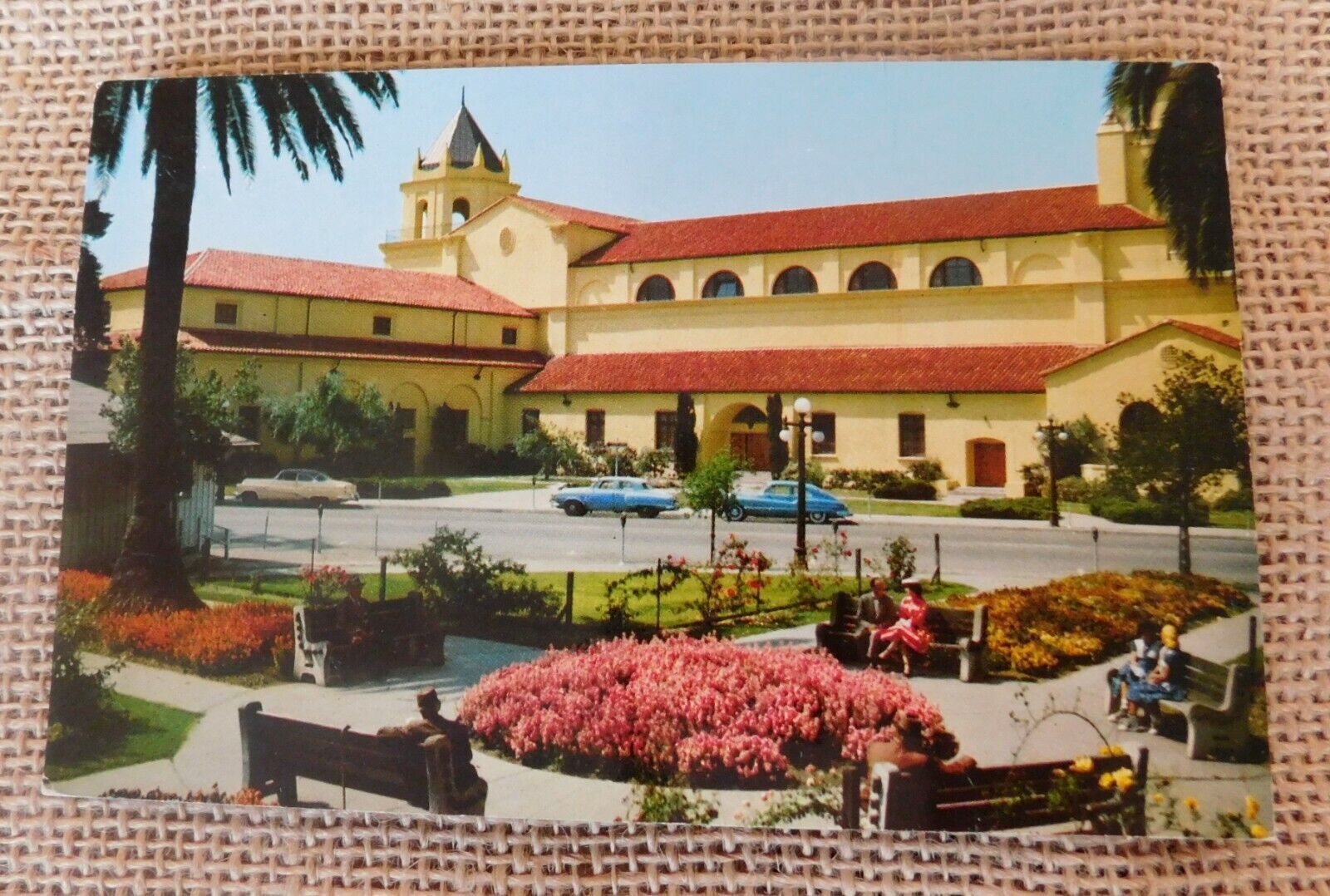 City of San Jose, CA Municipal Civic Auditorium 1950's Photo Postcard