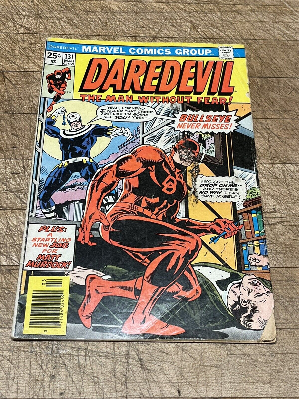 Daredevil #131 1st Appearance Bullseye and Origin Marvel 1976