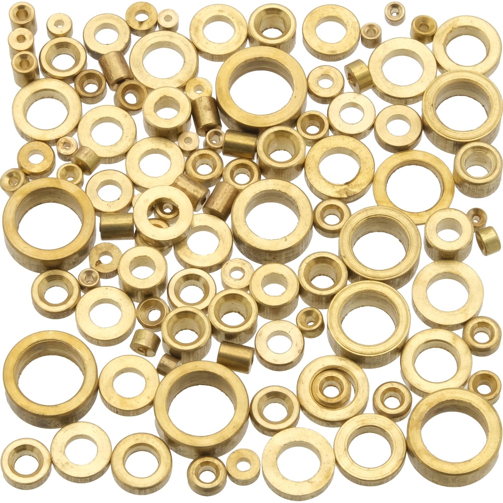 New 100pc Brass Bushing Assortment for Grandmother, Wall & Mantle Clocks 