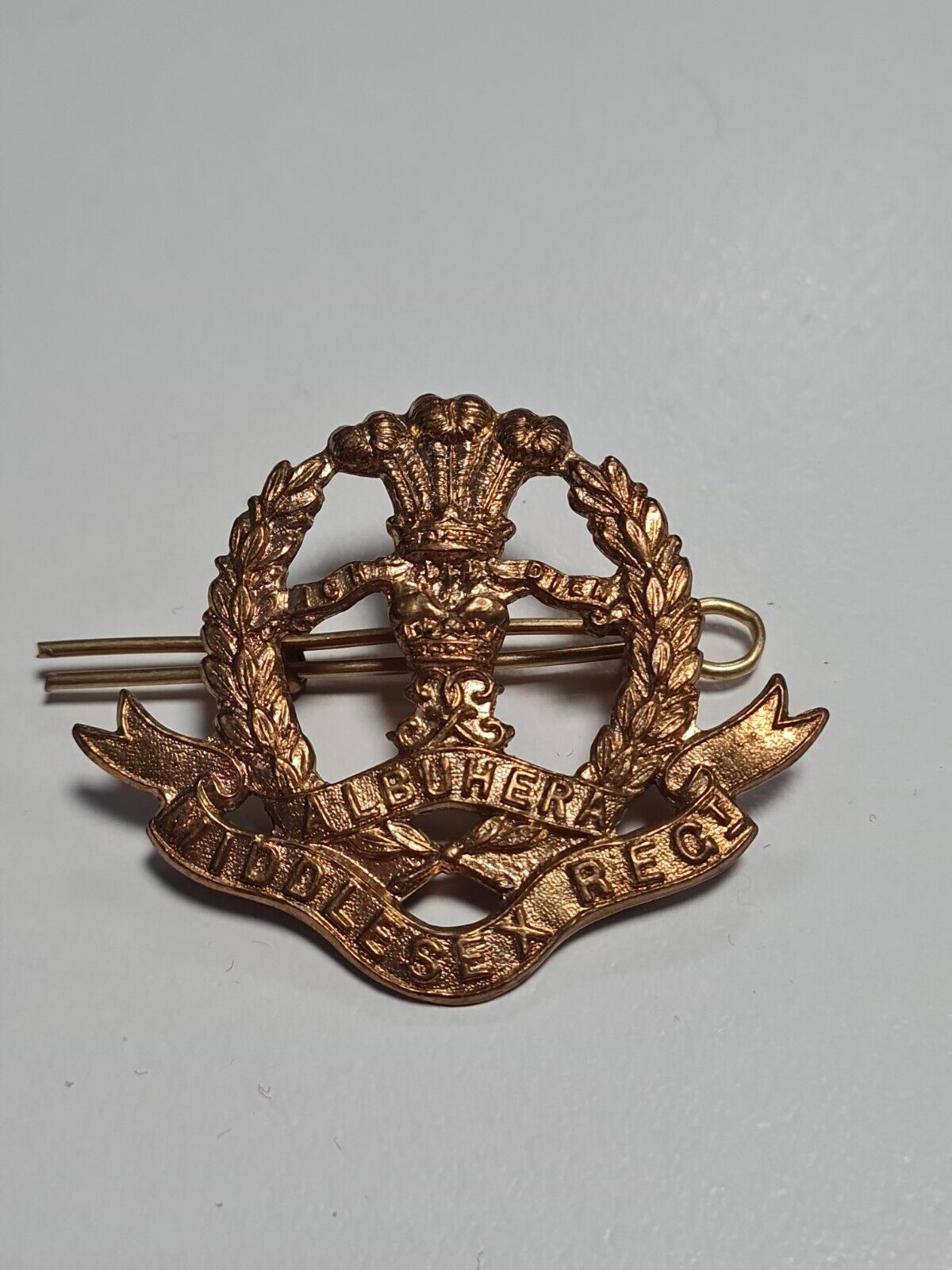 British Army Middlesex Regiment  Military Badge