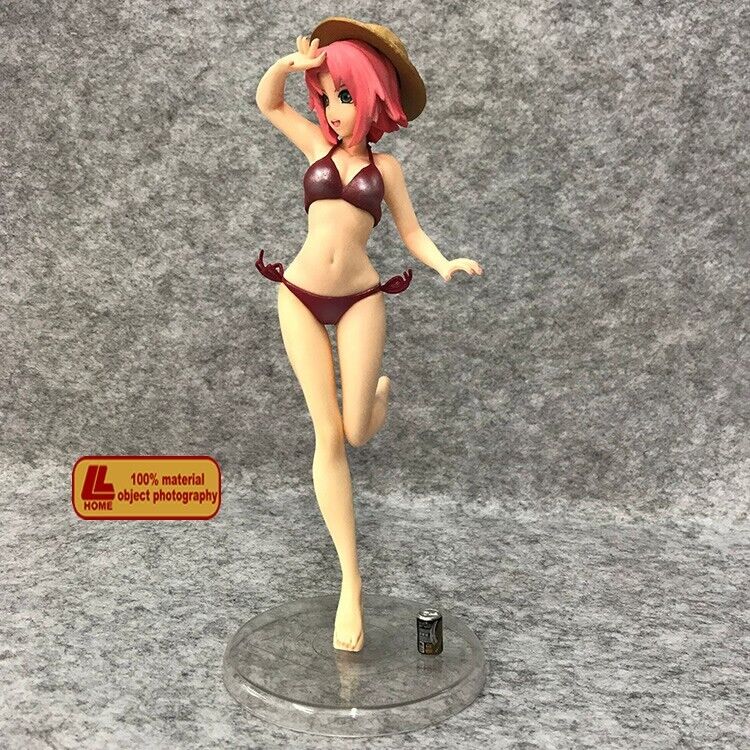 Anime ninja Shippuuden Haruno Sakura hot Bikini PVC action Figure Toy Gift