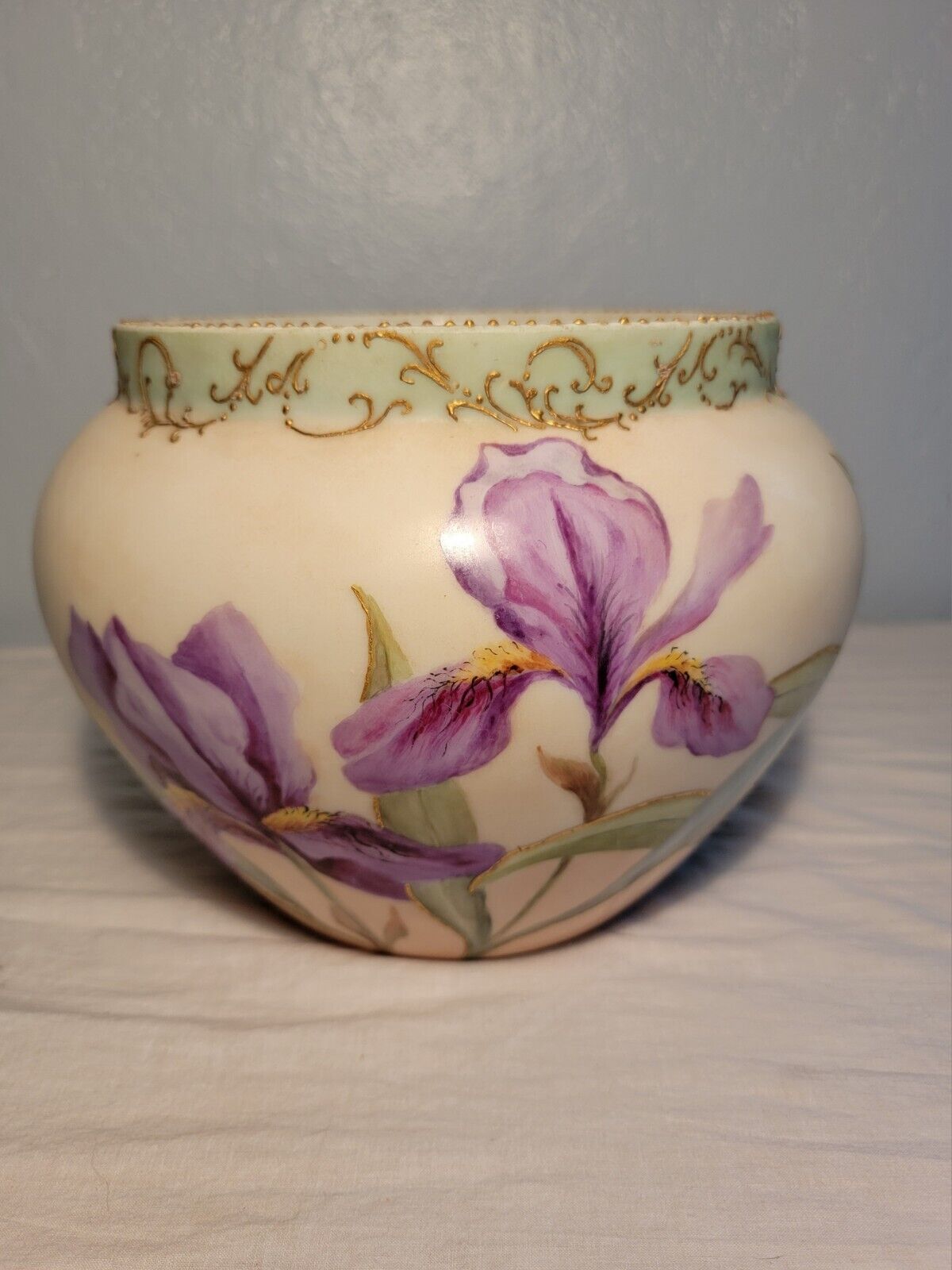 Antique French Limoges D&C Porcelain Jardiniere Vase