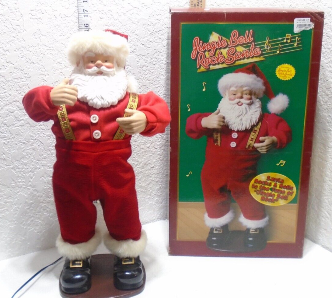 Rock Santa Collectibles Jingle Bell Rock Animated Santa Claus