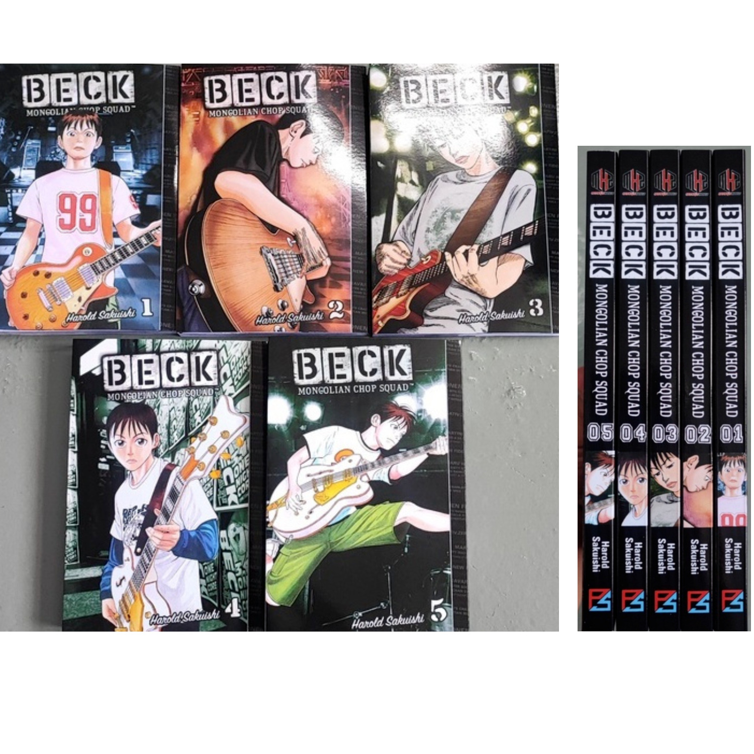 BECK MONGOLIAN CHOP SQUAD (ENGLISH Version) Vol 1-5 Full Set Manga Anime DHL