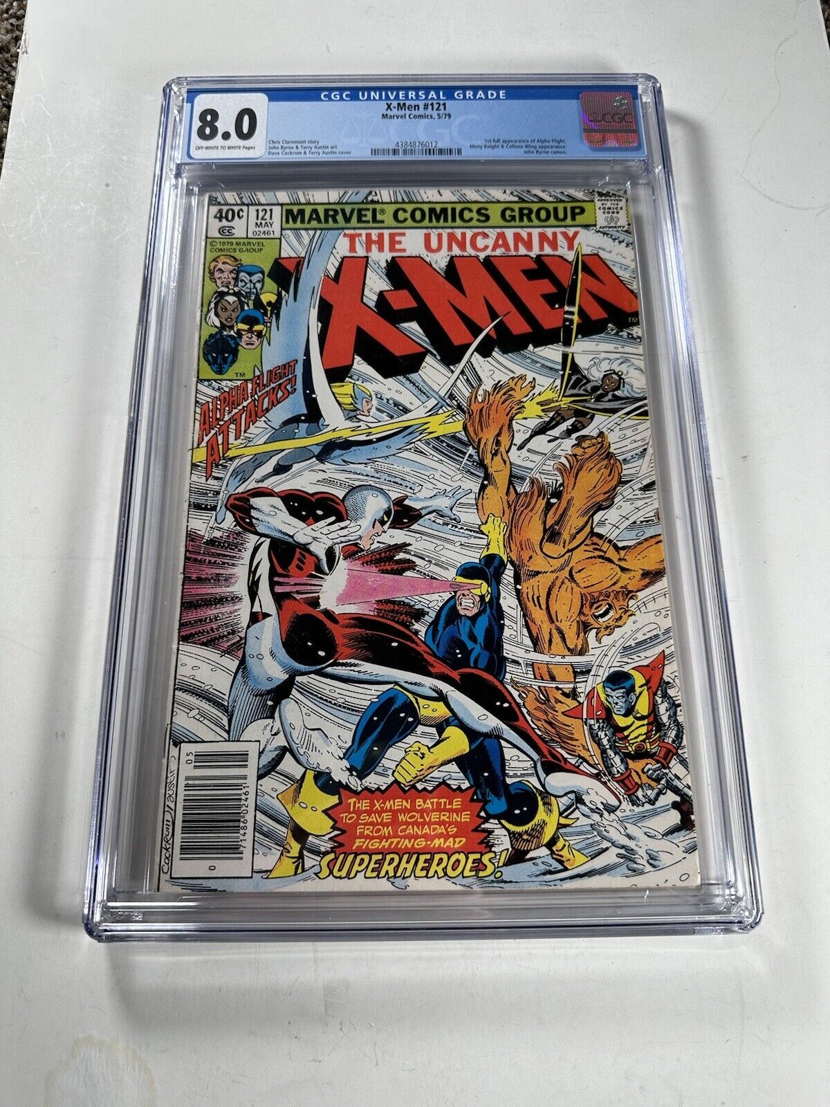 Uncanny X-Men #121 CGC 8.0 1st Full Alpha Flight Marvel Comics 1979