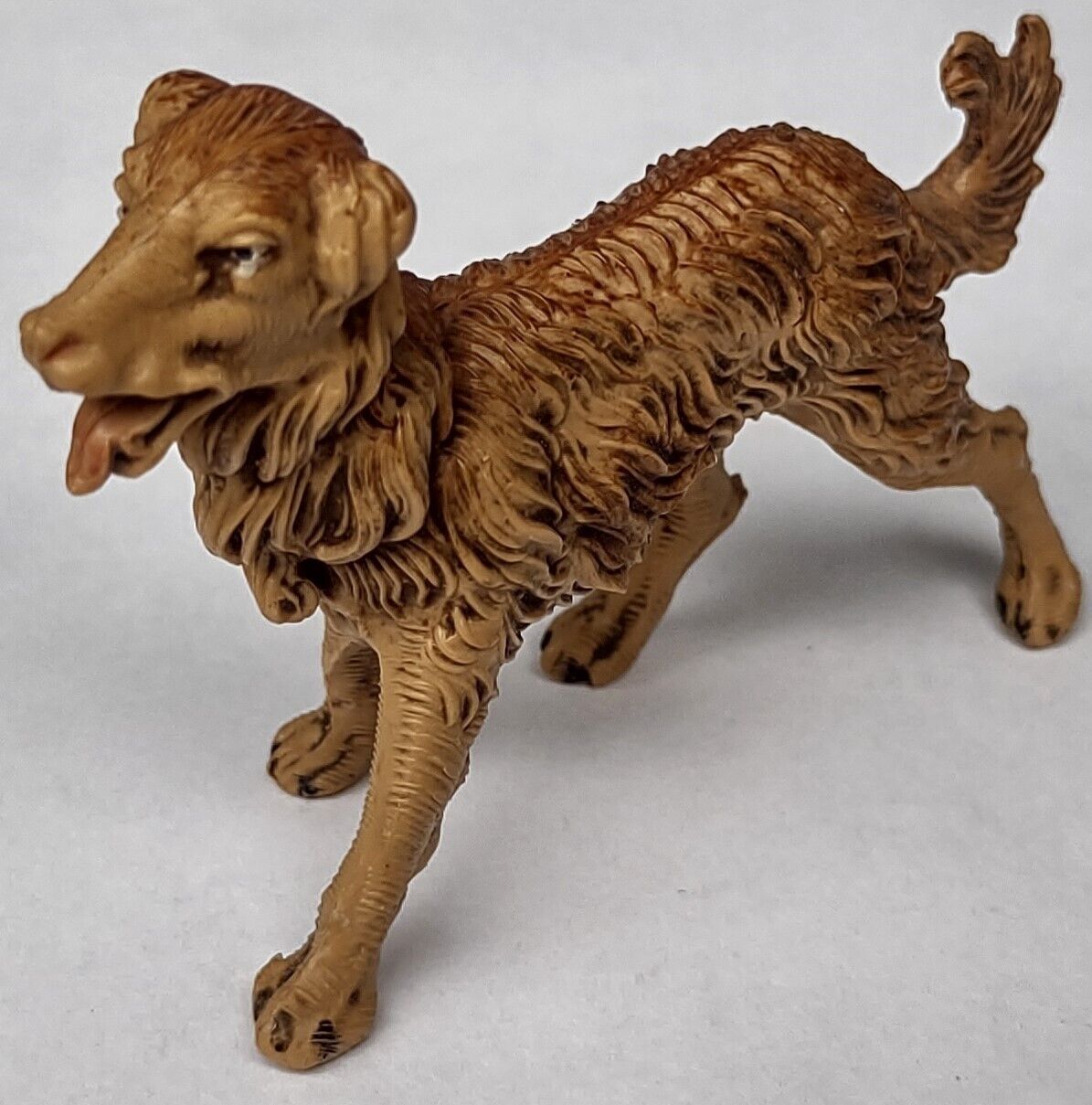 Vintage Fontanini Depose 2x3 Dog Nativity Figurine - Marked Italy