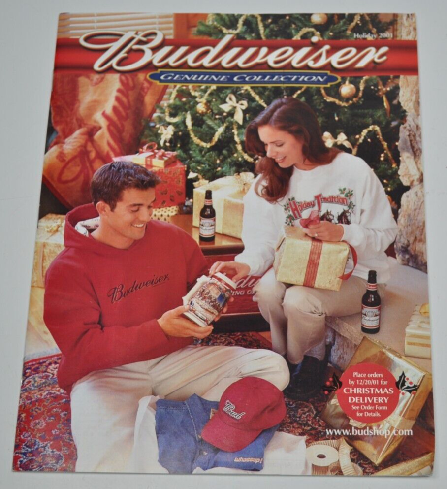 Budweiser Genuine Collection Gift Catalog - Holiday 2001