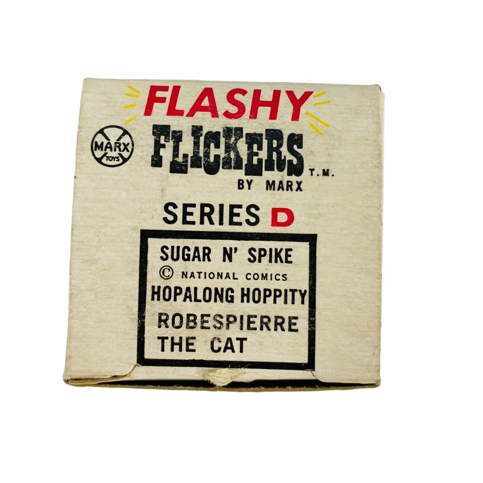 Vintage 1960s MARX Flashy Flickers Films Series D Sugar N Spice Hopalong Hoppity