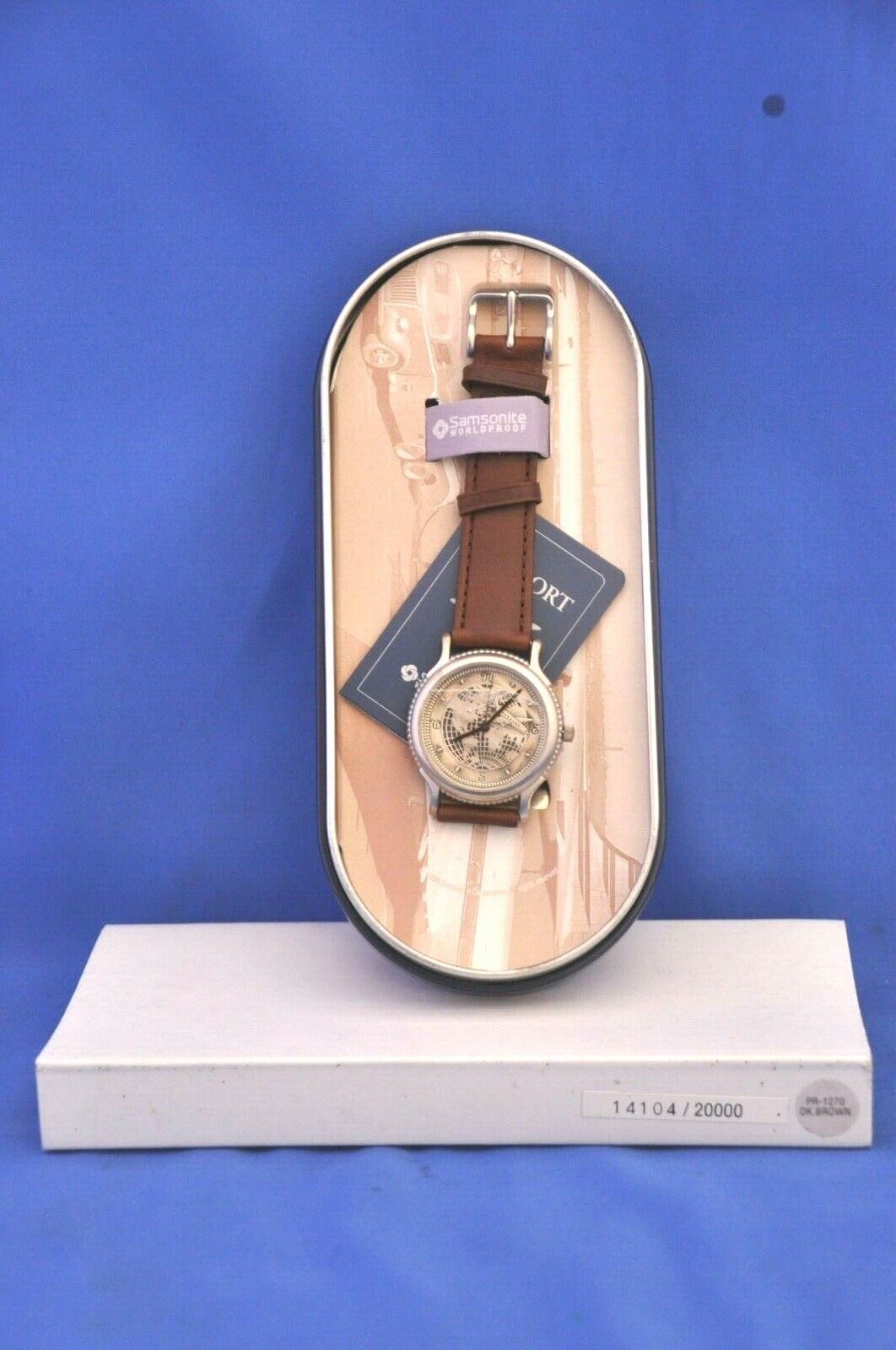 Vintage Samsonite Worldproof Limited Edition Travel Watch 14104 of 20000-NEW