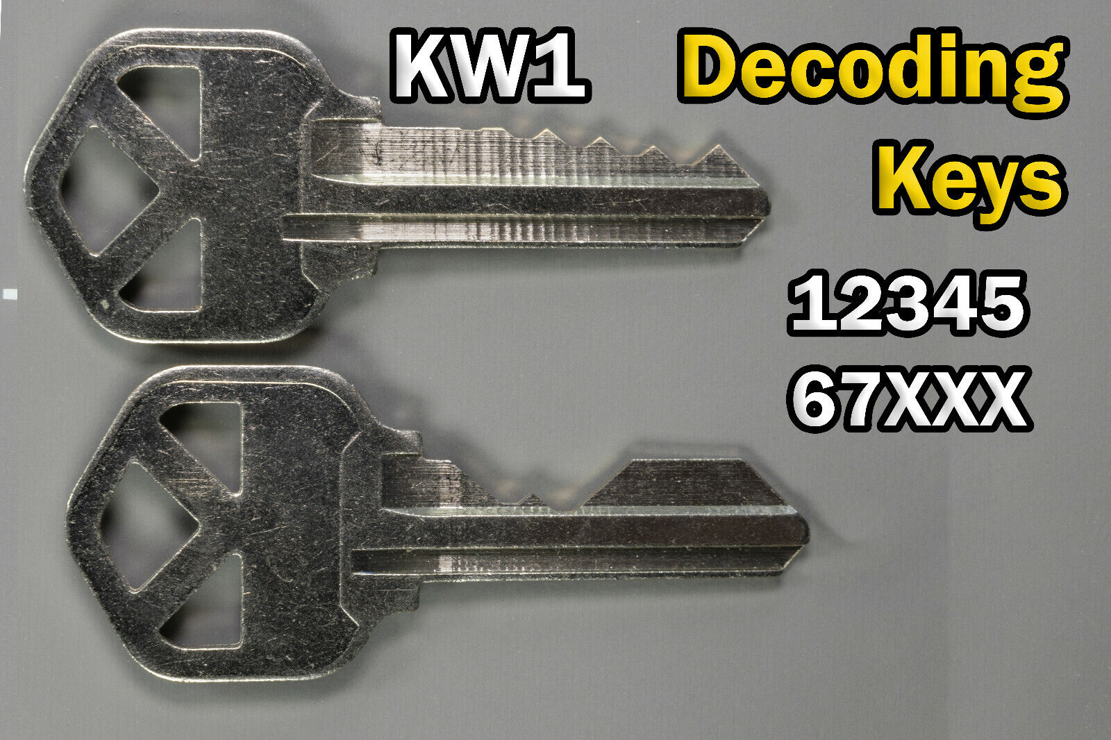 Kwikset (KW1) Re-Key Decoding Gauge | Locksmith Measure Keypins Without Caliper 