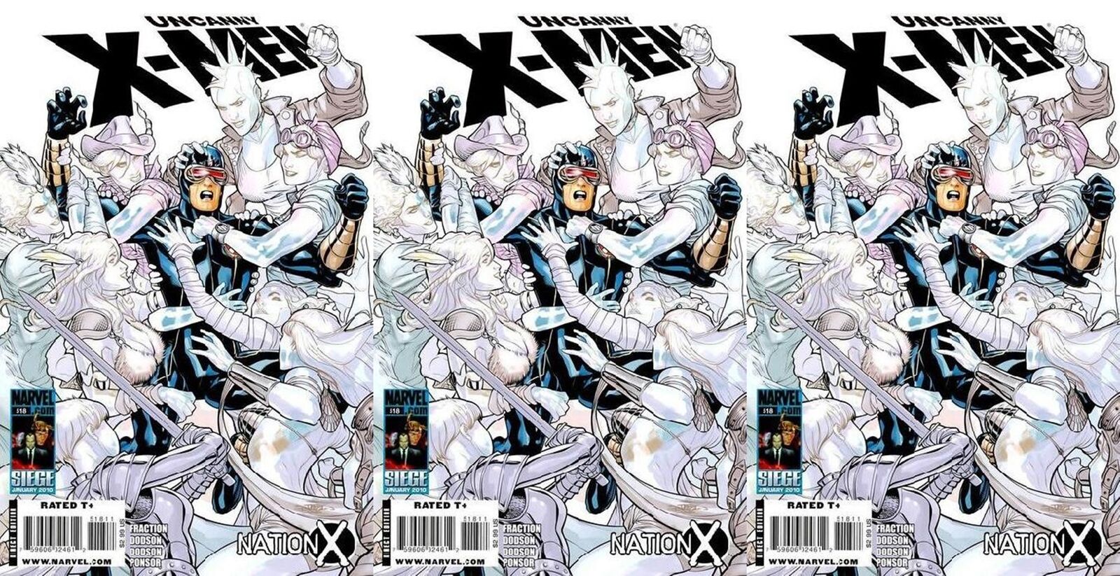 The Uncanny X-Men #518 Volume 1 (1981-2011) Marvel Comics - 3 Comics