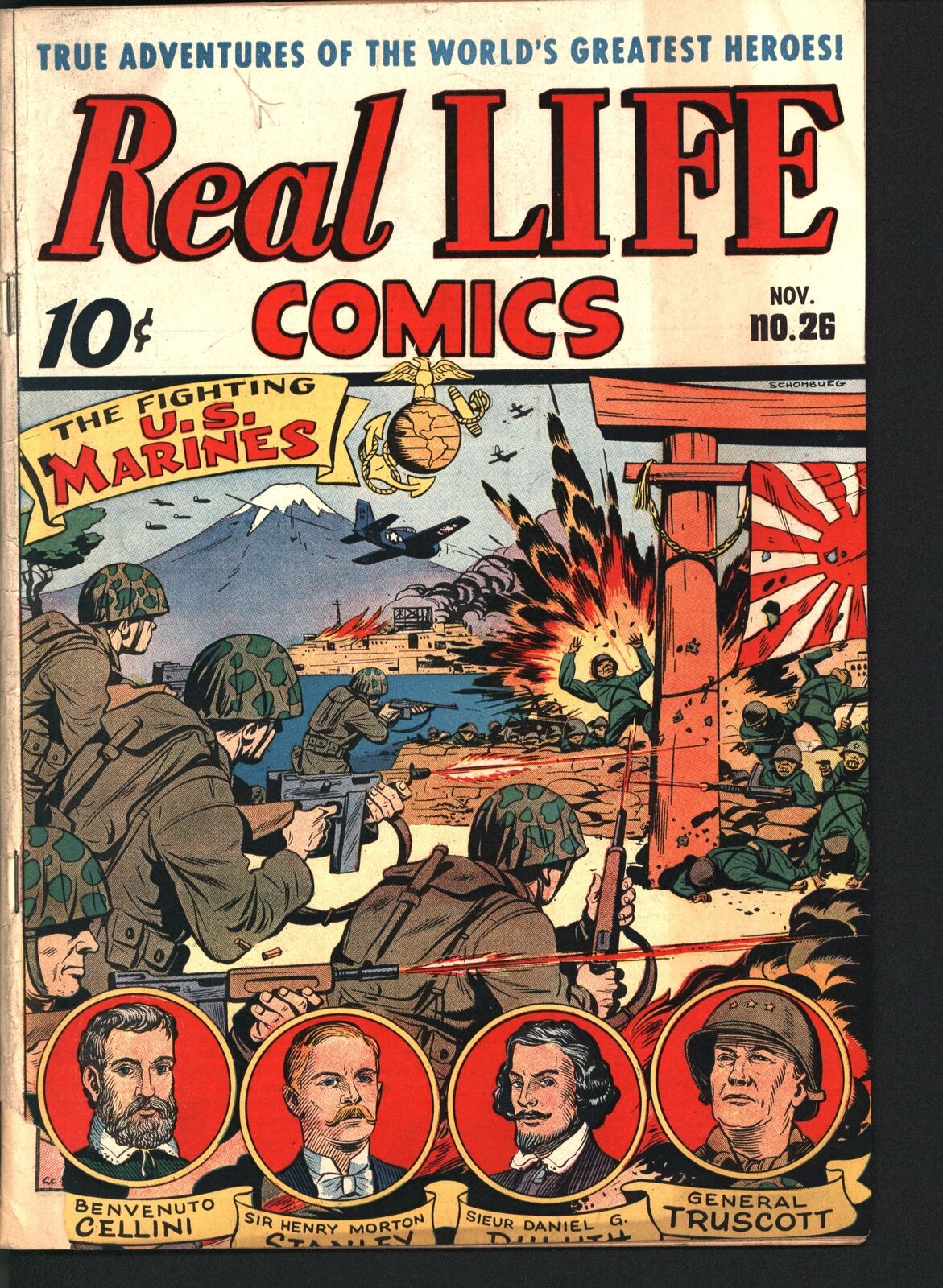 Nedor Publications Real Life Comics #26 10/45 RAW G+