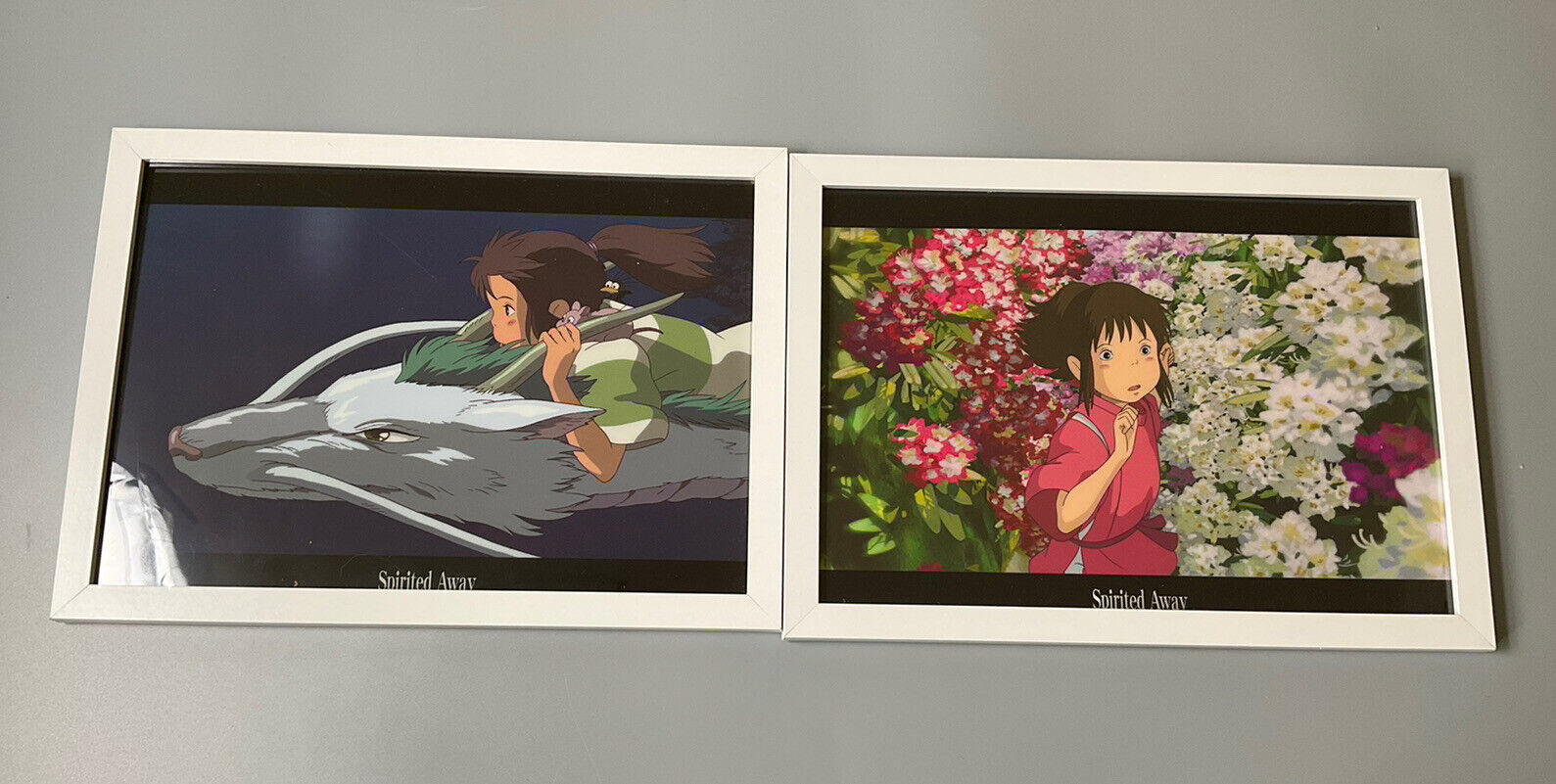 Studio Ghibli  Spirited Away Framed Art Clear files Hayao Miyazaki 2set