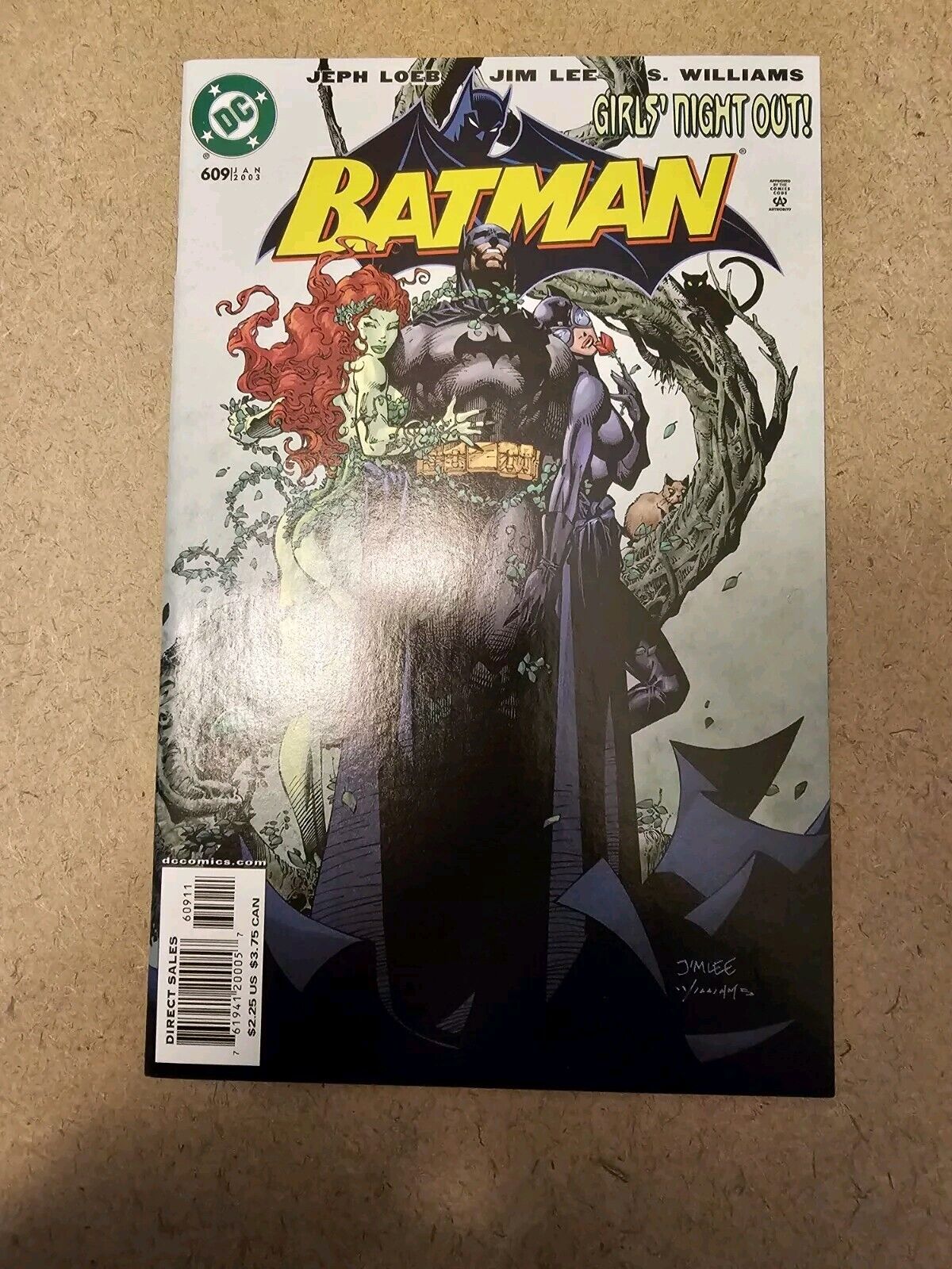 Batman # 609 - 1st Thomas Elliott, Jim Lee cover & art NM- Cond