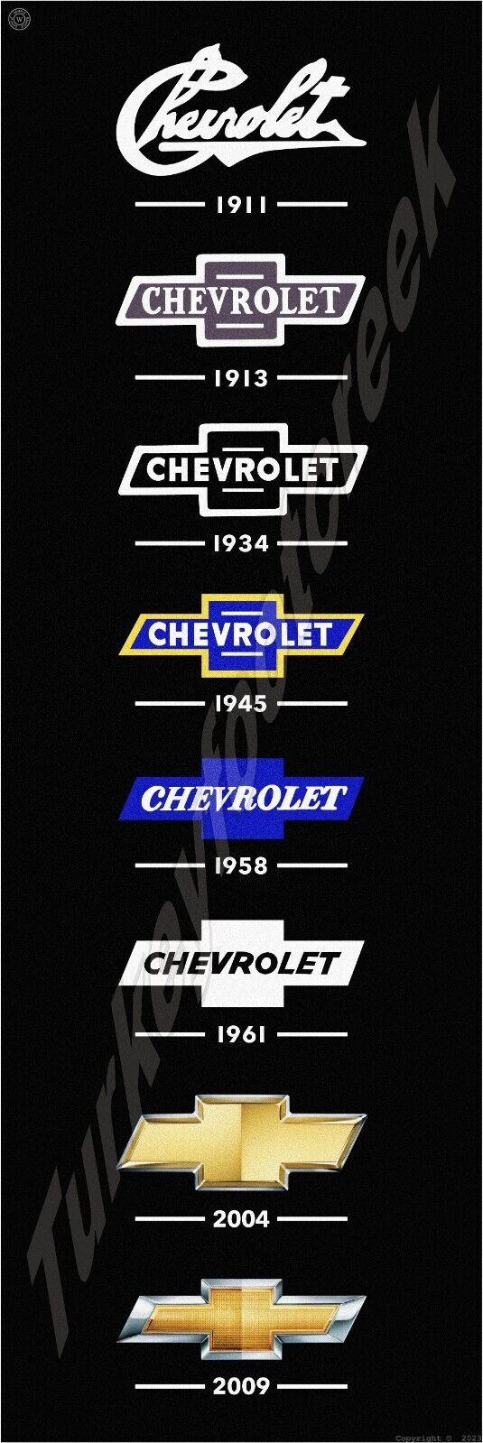 Chevrolet Bowtie logo's 6